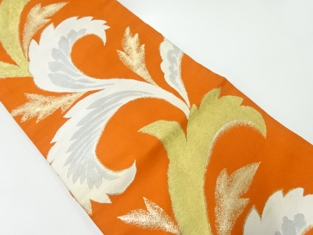 JAPANESE NAGOYA OBI / WOVEN ARABESQUE